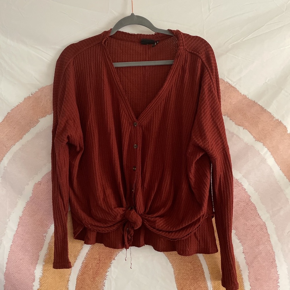 Dark Red Sweater